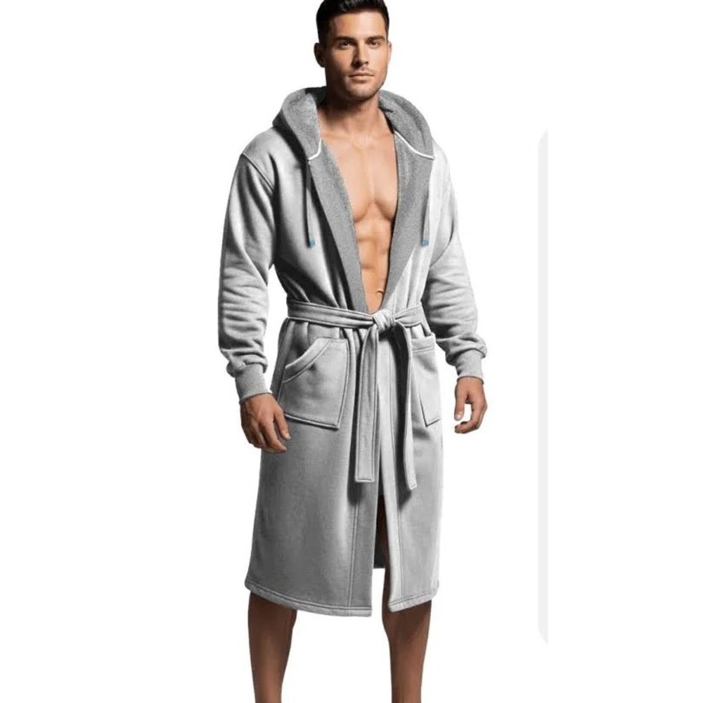 Duderobe Robe Gray XL Men's New With Tags